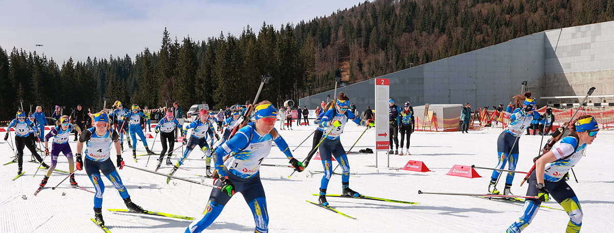 Mistrzostwa Ukrainy w biathlonie odbyły się w Bukovel