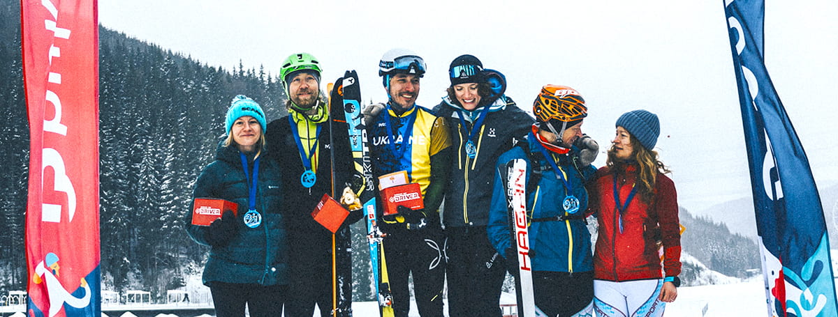 A avut loc campionat ucrainean de alpinism cu schi